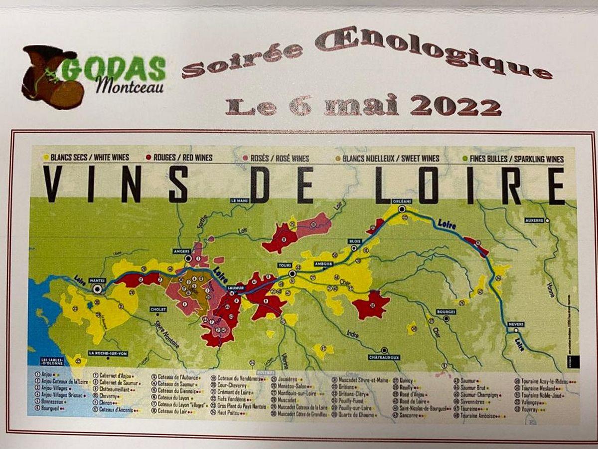 carte des vins de Loire