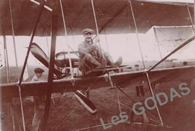Albert Kimmerling et son avion