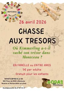 Affiche chasse trésor